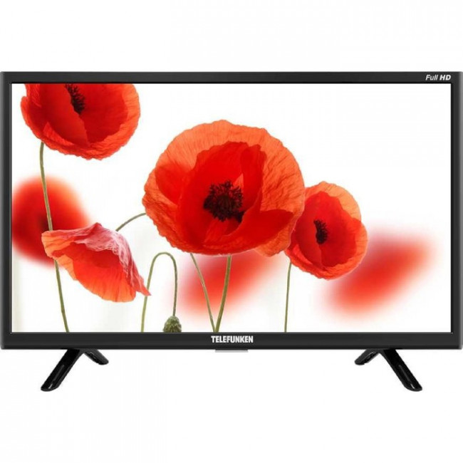 Телевизор Telefunken TF-LED22S12T2, 22", 1920x1080, DVB-T2, 1xHDMI, 1xUSB, черный