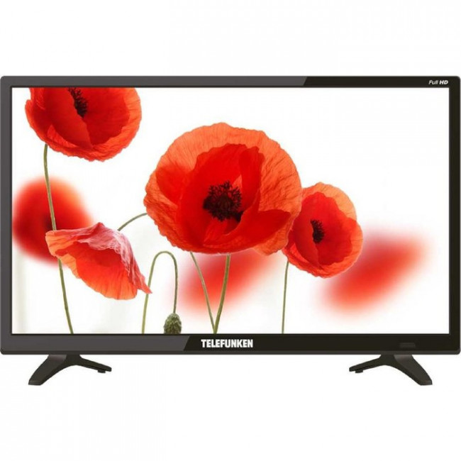 Телевизор Telefunken TF-LED22S53T2, 22", 1920x1080, DVB-T2, 1xHDMI, 1xUSB, черный